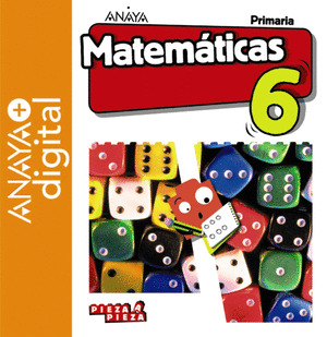MATEMATICAS 6. PRIMARIA. ANAYA + DIGITAL.
