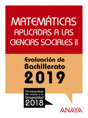 MATEMATICAS APLICADAS A LAS CIENCIAS SOCIALES II.