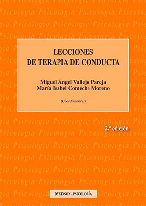 LECCIONES DE TERAPIA DE CONDUCTA
