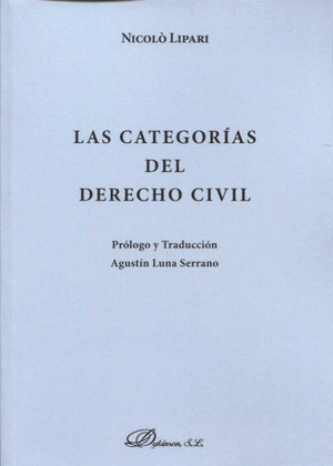 LAS CATEGORIAS DEL DERECHO CIVIL