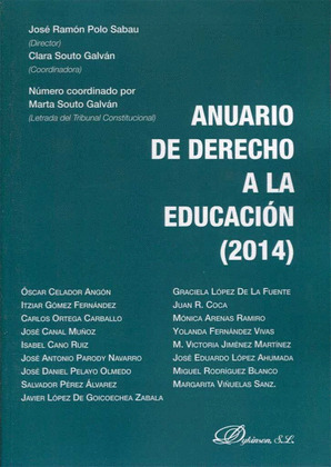 ANUARIO DE DERECHO A LA EDUCACION 2014