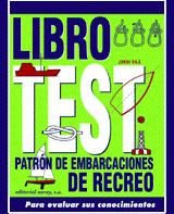PATRÓN DE EMBARCACIONES DE RECREO. LIBRO TEST