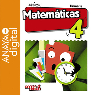 MATEMATICAS 4. PRIMARIA. ANAYA + DIGITAL.