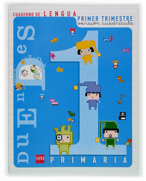 CUADERNO LENGUA 1 1ºEP DUENDES CUADRICULA