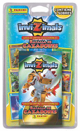 BLISTER 6 SOBRES INVIZIMALS 3 BATALLA DE CAZADORES