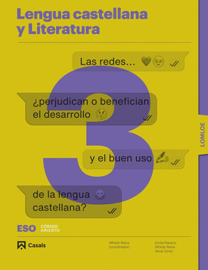 LENGUA LITERATURA 3º ESO. LOMLOE. CODIGO ABIERTO