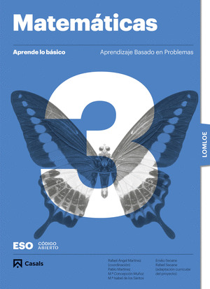 MATEMÁTICAS 3º ESO. APRENDE LO BÁSICO. APRENDIZAJE BASADO EN PROBLEMAS (2024)