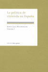 POLÍTICA DE VIVIENDA EN ESPAÑA, LA