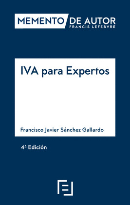 MEMENTO DE AUTOR: IVA PARA EXPERTOS