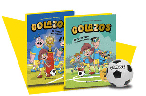 ESTUCHE GOLAZOS: 2 LIBROS + PELOTA DE REGALO