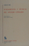 BRHM50. FUNDAMENTOS Y TECNICAS DEL ANALISIS LITERARIO
