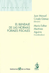 BLINDAJE DE LAS NORMAS FORALES FISCALES