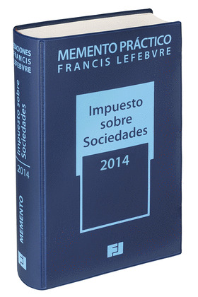 MEMENTO IMPUESTO SOBRE SOCIEDADES 2014