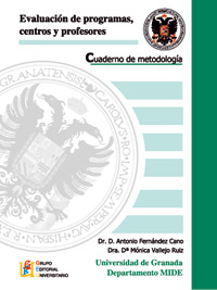 CUADERNO DE METODOLOGIA. EVALUACION PROGRAMAS, CENTROS