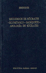 BCG182. RECUERDOS DE SOCRATES. ECONOMICO. BANQUETE, APOLOGIA