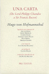 UNA CARTA DE LORD PHILIP CHANDOS A FRNCIS BACON
