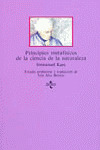PRINCIPIOS METAFÍSICOS DE LA CIENCIA DE LA NATURALEZA