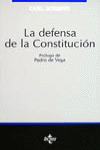 LA DEFENSA DE LA CONSTITUCIÓN