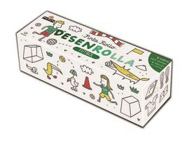 PINTA ROLLO: DESENRROLLA FÚTBOL (5 METROS PARA COLOREAR Y 4 LÁPICES DE COLORES)