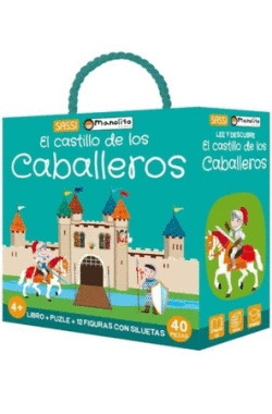 CAJA EL CASTILLO DE LOS CABALLEROS: LIBRO, PUZLE Y 12 FIGURAS CON SILUETAS