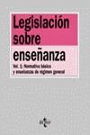 LEGISLACIÓN SOBRE ENSEÑANZA