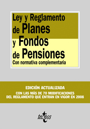 LEY Y REGLAMENTO DE PLANES Y FONDOS DE PENSIONES