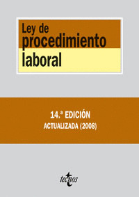 LEY DE PROCEDIMIENTO LABORAL (14ª EDICION, 2008)