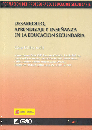 DESARROLLO, APRENDIZAJE Y ENSEÑANZA EN LA EDUCACIÓN SECUNDARIA