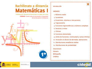 MATEMÁTICAS, 1 BACHILLERATO