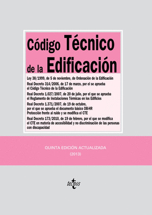 CÓDIGO TÉCNICO DE LA EDIFICACIÓN (QUINTA EDICION ACTUALIZADA. 2013)