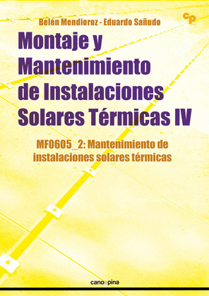 MONTAJE Y MANTENIMIENTO DE INSTALACIONES SOLARES TÉRMICAS IV