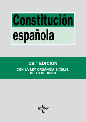 CONSTITUCIÓN ESPAÑOLA (19ª EDICIÓN, 2014)