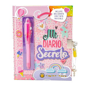 MI LIBRO SECRETO (ROSA) (INCLUYE BOLÍGRAFO CON TINTA INVISIBLE)