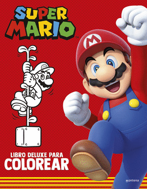 SUPER MARIO: LIBRO DELUXE PARA COLOREAR