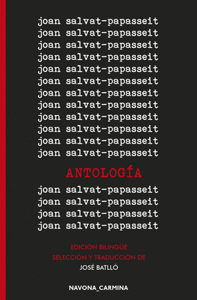 ANTOLOGÍA (EDICIÓN BILINGÜE CATALÁN - CASTELLANO)