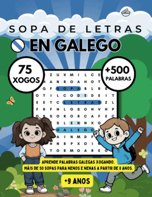 SOPA DE LETRAS EN GALEGO. VOL.1 (+9 AÑOS)