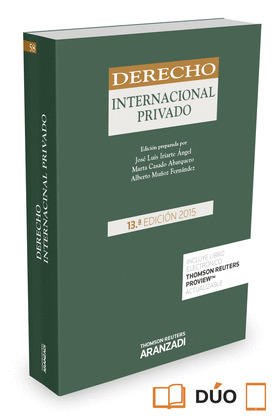 DERECHO INTERNACIONAL PRIVADO (13ª EDICIÓN, 2015)
