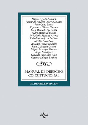 MANUAL DE DERECHO CONSTITUCIONAL