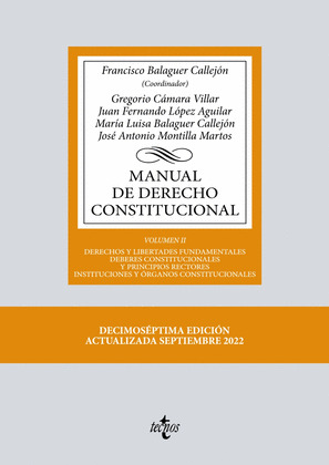 MANUAL DE DERECHO CONSTITUCIONAL. VOL. II